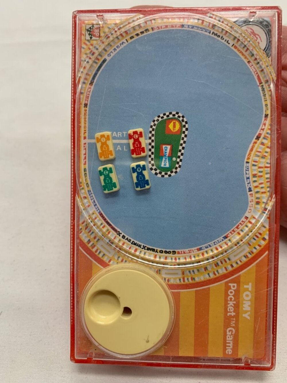 1975 Tomy Speedway Racing Handheld Pocket Game